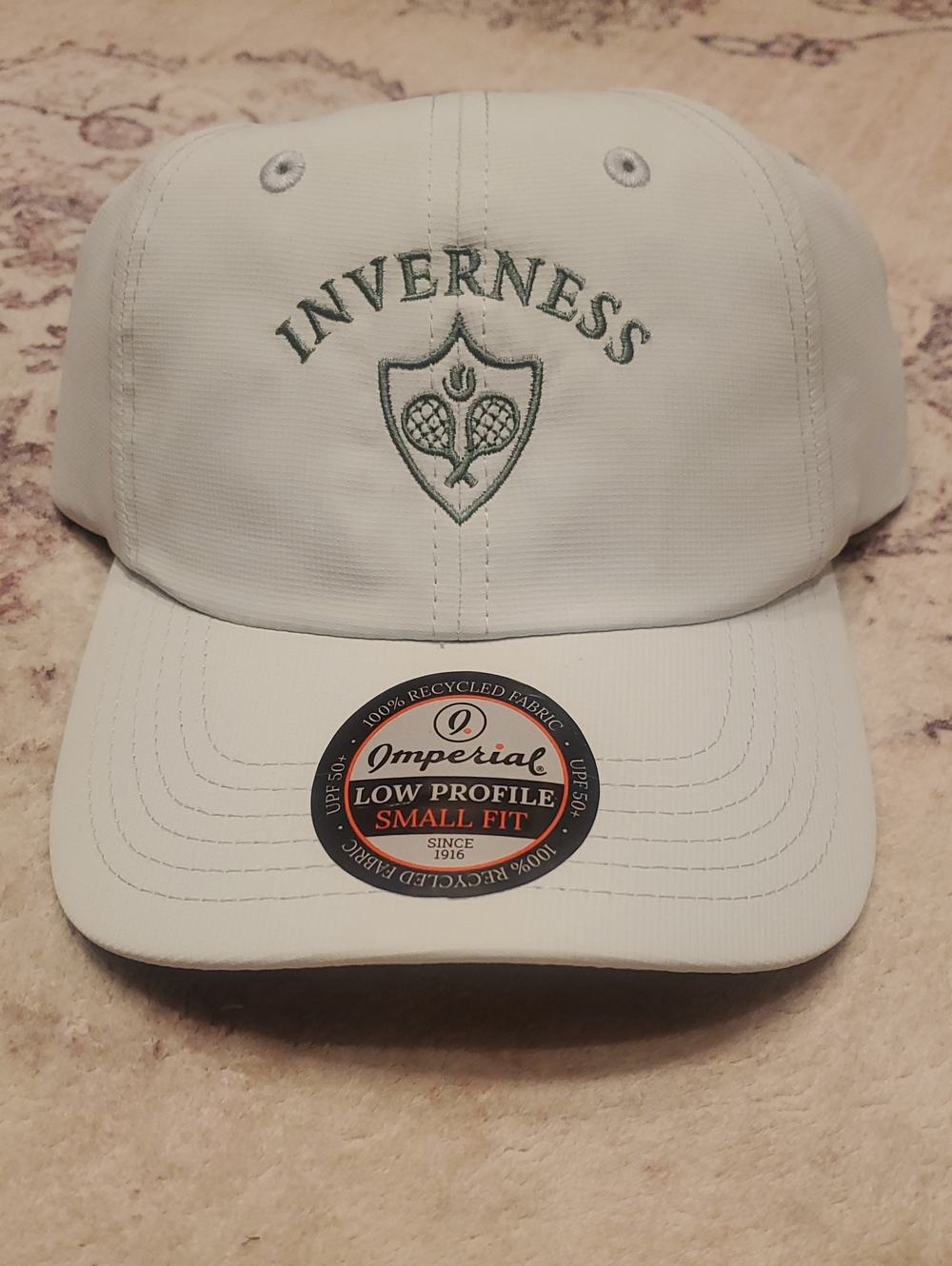 Imperial Inverness White Baseball Cap - Low Profile Small Fit